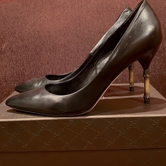 Gucci Malaga Kid Black Pumps - Picture 4 of 8